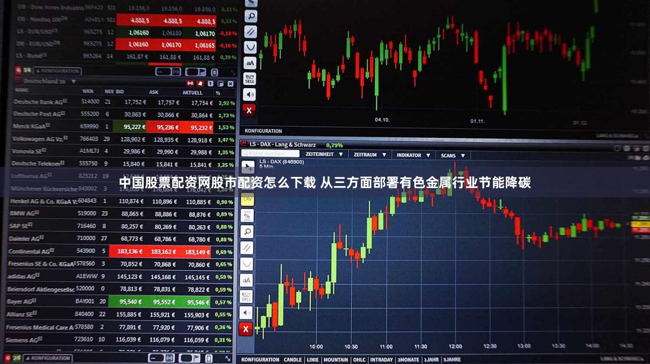 中国股票配资网股市配资怎么下载 从三方面部署有色金属行业节能降碳