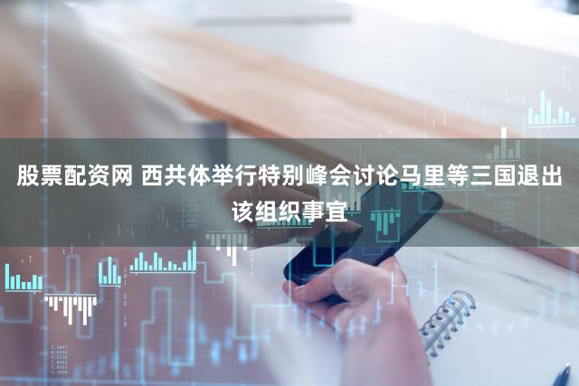 股票配资网 西共体举行特别峰会讨论马里等三国退出该组织事宜