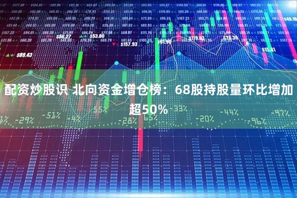 配资炒股识 北向资金增仓榜:68股持股量环比增加超50%