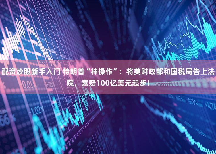 配资炒股新手入门 特朗普“神操作”：将美财政部和国税局告上法院，索赔100亿美元起步！
